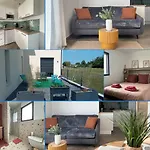 Champ De Ble Neuf Independant Plain Pied Dans Maison Contemporaine Decoration Soignee Confort Terrasse Amenagee, Grand Terrain Parking Prive A 15 Mn De Caen Et 10 Mn Debayeux Proche Plages Du Debarquement