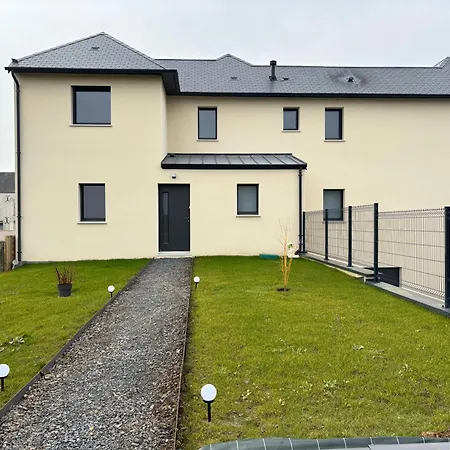 Champ De Ble Neuf Independant Plain Pied Dans Maison Contemporaine Decoration Soignee Confort Terrasse Amenagee, Grand Terrain Parking Prive A 15 Mn De Caen Et 10 Mn Debayeux Proche Plages Du Debarquement 公寓