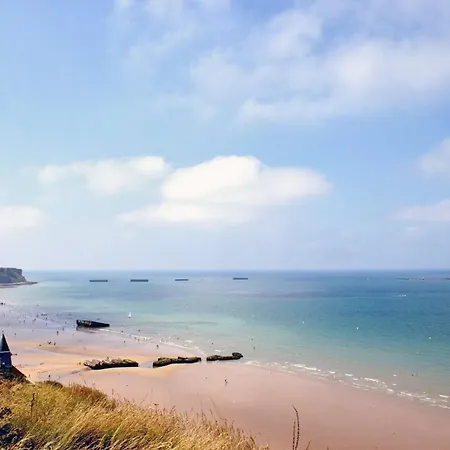 Champ De Ble Neuf Independant Plain Pied Dans Maison Contemporaine Decoration Soignee Confort Terrasse Amenagee, Grand Terrain Parking Prive A 15 Mn De Caen Et 10 Mn Debayeux Proche Plages Du Debarquement Apartmán
