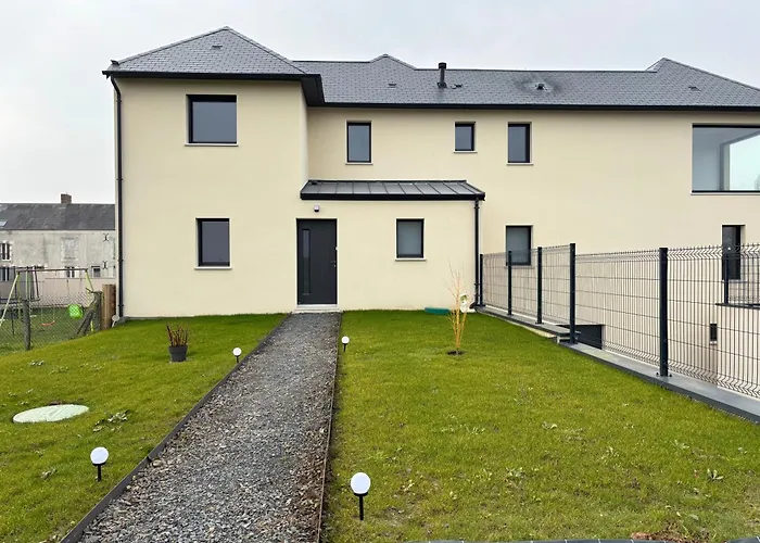 Champ De Blé Neuf Indépendant Plain Pied Dans Maison Contemporaine Décoration Soignée Confort Terrasse Aménagée, Grand Terrain Parking Privé à 15 Mn De Caen Et 10 Mn Debayeux Proche Plages Du Débarquement Appartamento